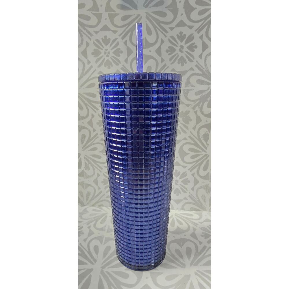 NWT Starbucks 2023 Summer Cobalt Blue Studded Tumbler – 24 oz Venti - Picture 3 of 13
